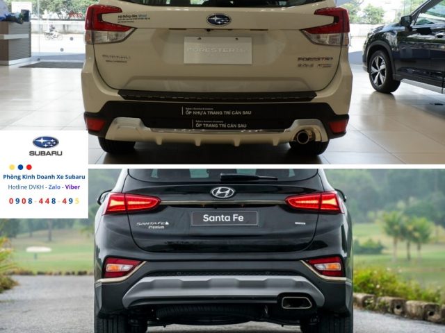 So sánh Subaru Forester 2019